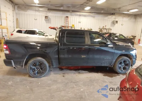 2019 Ram 1500 Big Horn/Lone Star 4X4 5'7 Box z USA, uszkodzony, nr VIN 1C6RRFFG6KN695392